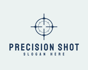 Target Crosshair Marksmanship logo design