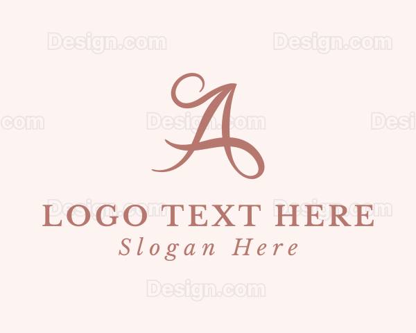 Classy Fashion Event Letter A Logo