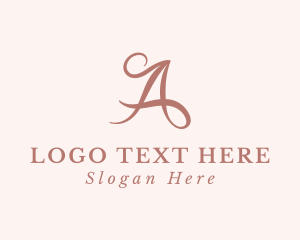 Classy Fashion Event Letter A logo