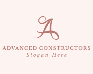 Classy Fashion Event Letter A logo design