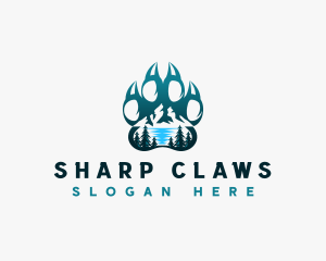 Outdoor Mountain Claw logo design