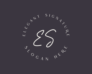 Elegant Spa Salon Wellness  logo design