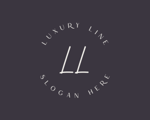 Elegant Spa Salon Wellness  logo design