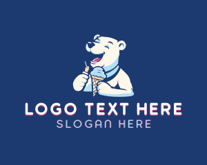 Polar Bear Ice Cream Sundae logo