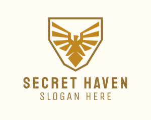 Gold Hawk Sigil Logo