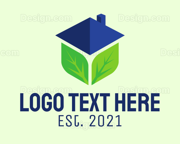 Sustainable Eco House Logo