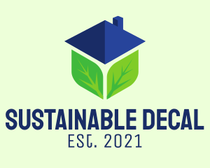 Sustainable Eco House  logo design