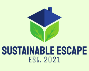 Sustainable Eco House  logo design