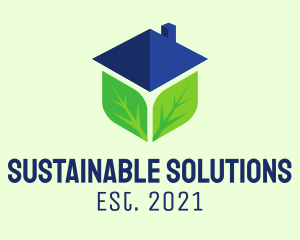 Sustainable Eco House  logo design