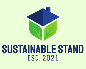 Sustainable Eco House  logo design