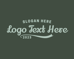 Casual Retro Banner logo