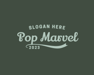 Casual Retro Banner logo design