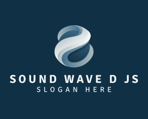 Digital 3D Sphere Technology logo design