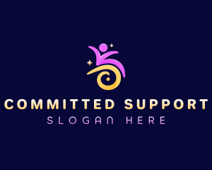 Disability Wheelchair Organization logo design