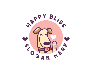 Happy Pet Dog logo design