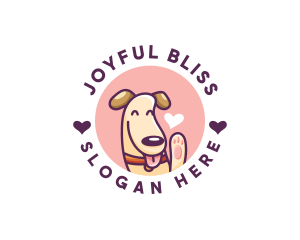 Happy Pet Dog logo design