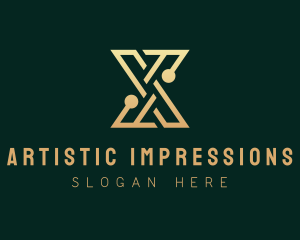 Modern Professional Letter X  logo design