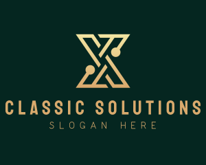 Modern Professional Letter X  logo design