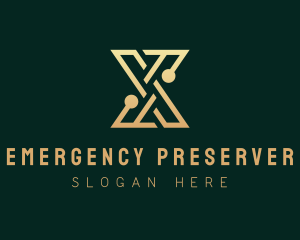 Modern Professional Letter X  logo design