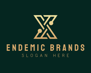 Modern Professional Letter X  logo design