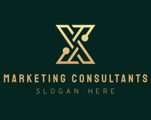 Modern Professional Letter X  logo design