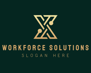 Modern Professional Letter X  logo design