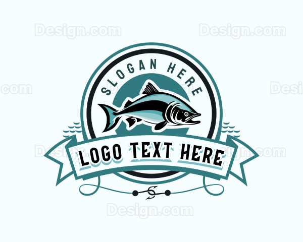 Fishing Marine Restaurant Logo