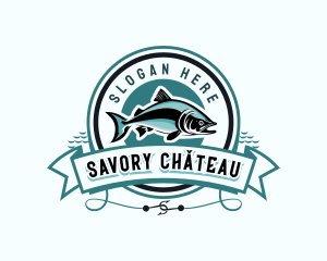 Fishing Marine Restaurant logo design