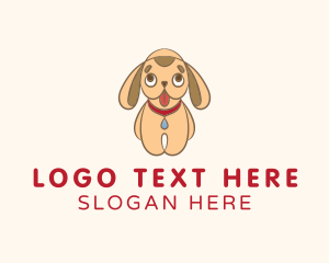 Cute Puppy Dog logo