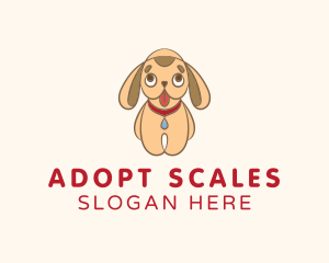 Cute Puppy Dog logo design