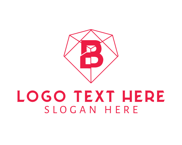 Red Diamond logo example 1