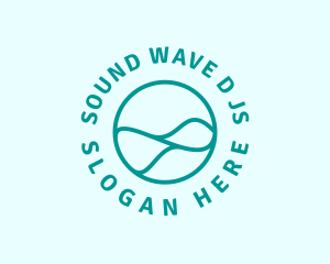 Abstract Water Wave logo design