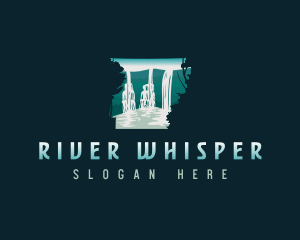 Arkansas River Waterfall logo
