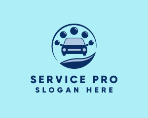 Simple Car Wash Service logo design