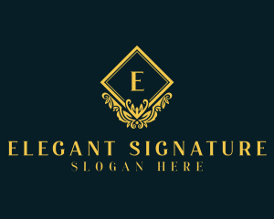 Elegant Florist Garden logo design