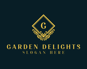 Elegant Florist Garden logo design