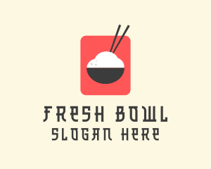 Japanese Rice Bowl logo design