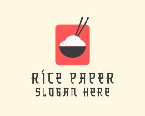 Japanese Rice Bowl logo design