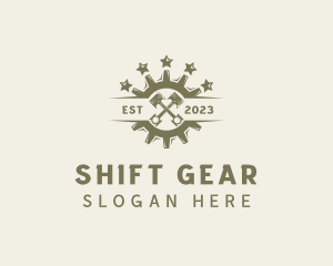 Industrial Piston Gear logo design