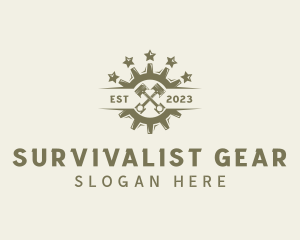 Industrial Piston Gear logo design