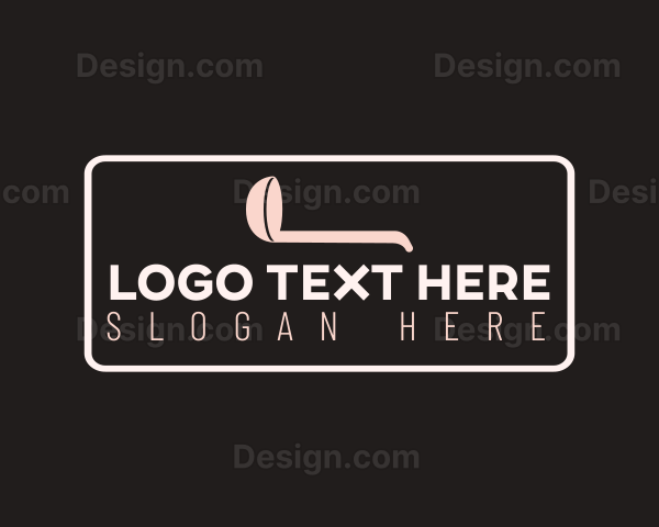 Kitchen Ladle Business Logo