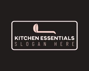 Kitchen Ladle Business logo design