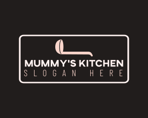 Kitchen Ladle Business logo design