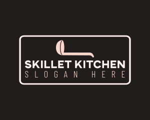 Kitchen Ladle Business logo design