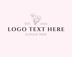 Classy Flower Boutique Wordmark  logo