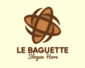 Spinning Baguette Bread logo