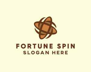 Spinning Baguette Bread logo design