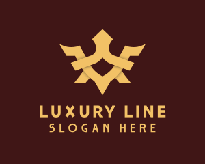 Luxury Style Crown logo design