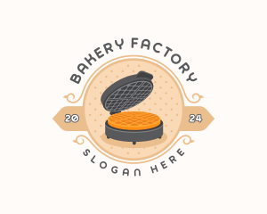 Dessert Waffle Bakery logo design