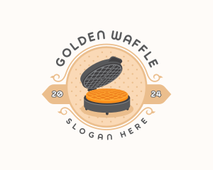 Dessert Waffle Bakery logo design